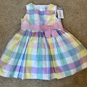 Carters Easter / Spring Plaid Dress
